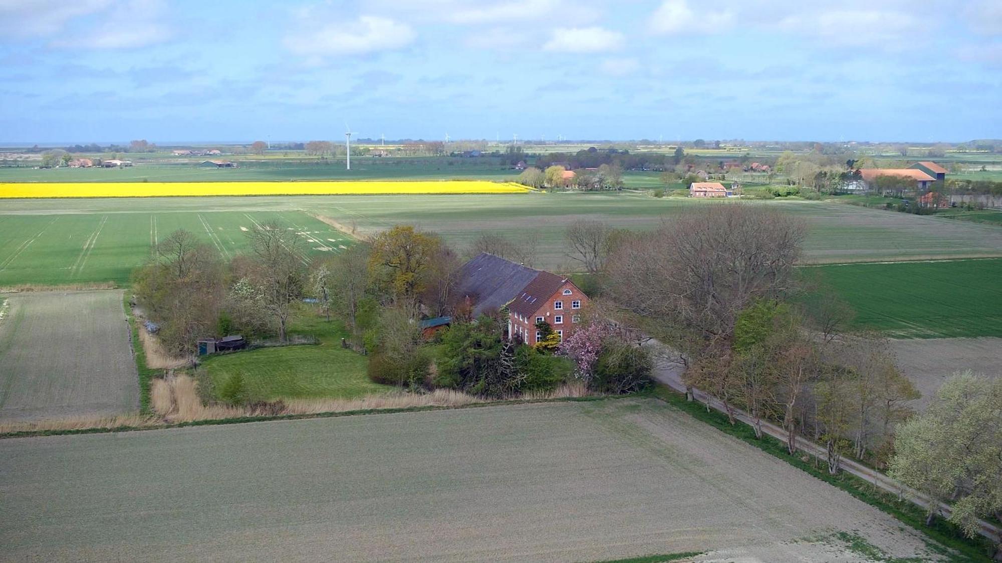Mooi Stuv , Maisonettenwohnung , Gulfhof , Kachelofen Norden Exterior foto